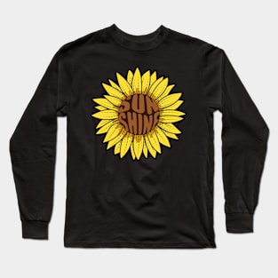 Sunflower - Sunshine Art Long Sleeve T-Shirt